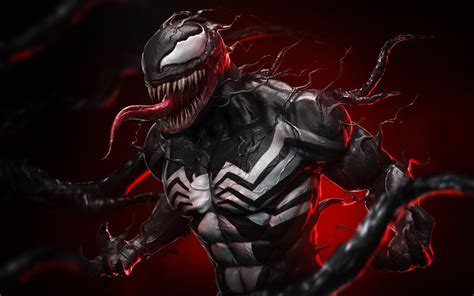 Comics Venom 4k Ultra Hd Wallpaper By Abrar Khan