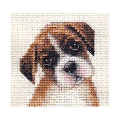 Check spelling or type a new query. BOXER puppy, dog ~ Full counted cross stitch kit, all ...