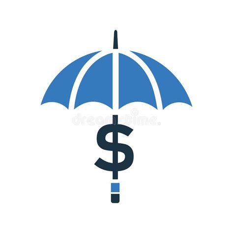 Business Insurance Money Insurance Protection Umbrella Icon Simple
