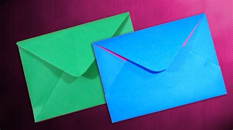 How To Make A Paper Envelope Easy Diy Origami Video Tutorial With