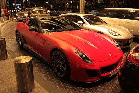 Matte Red Ferrari 599 Gto In Dubai 1 Of 1 Youtube