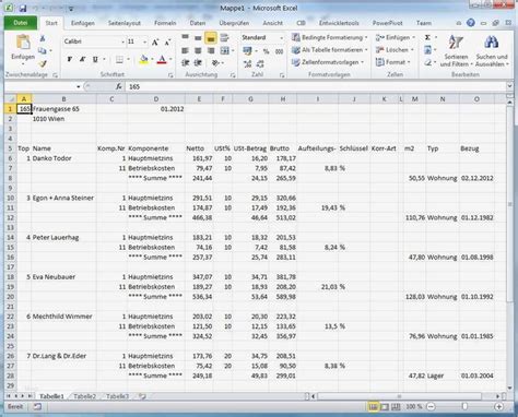 Informativ für mieter und vermieter. Betriebskostenabrechnung Vorlage Excel Kostenlos ...