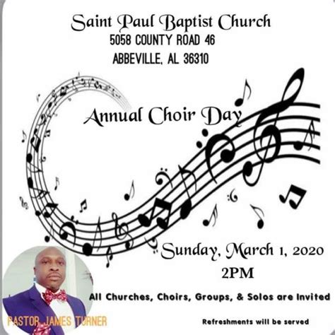 St Paul Baptist Church Choir Anniversary
