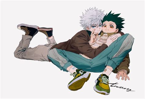 Killua Zoldyck And Gon Freecss Hunter X Hunter Drawn By K G