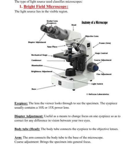 Bright Field Microscope Facts And Faqs Microscope Club