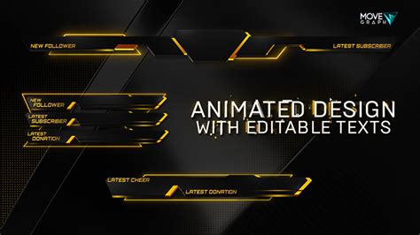 Carbono Yellow • Stream Overlay Pack • Movegraph