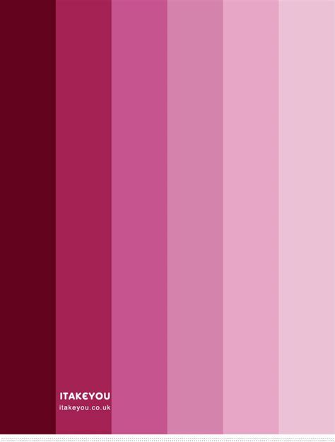 Shades Of Pink Colour Combination Colour Palette 58 Pink Color Combination Pink Color Chart