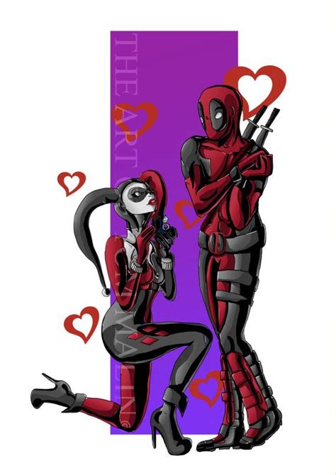 Harley Quinn Deadpool Proposal My Wife Angel And Proposals