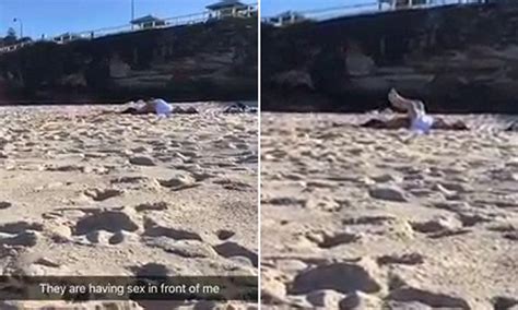 couple have very public sex at bronte beach daily mail online