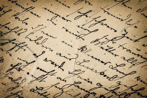 Premium Photo Vintage Handwriting Antique Script Grunge Paper