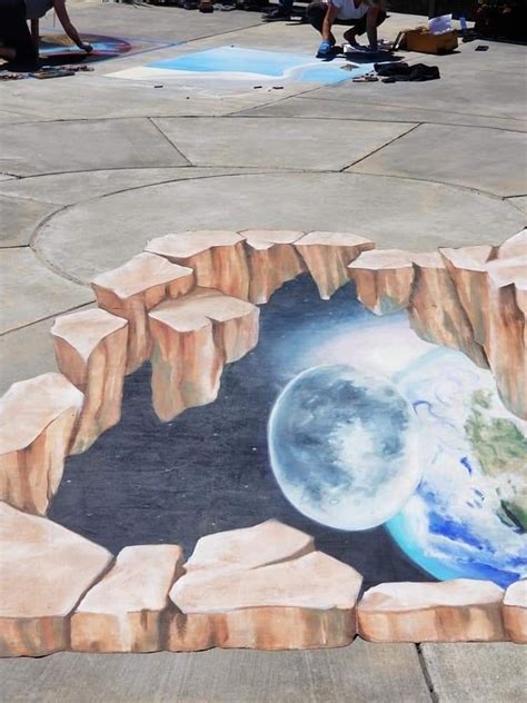 Pin By Cindy Deanne Eckles On Chalk Art Street Art Optical Illusion