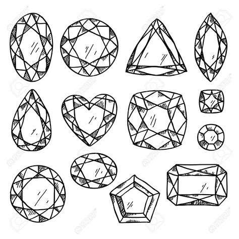 Gemstones Drawing At Getdrawings Free Download