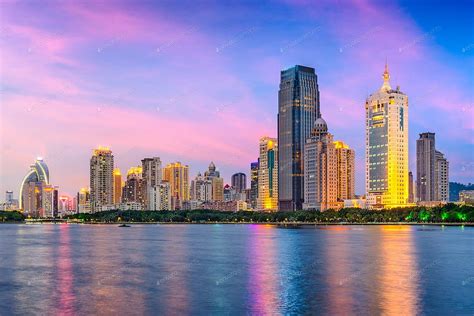 Xiamen China Skyline By Seanpavone On Envato Elements Hd Wallpaper