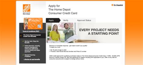 You should also review your current credit. How to Apply for the Home Depot Credit Card
