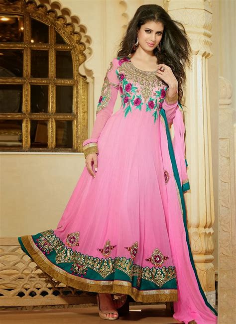 Best Wedding Anarkali Long Dresses Of Beautiful Dress 2013 14