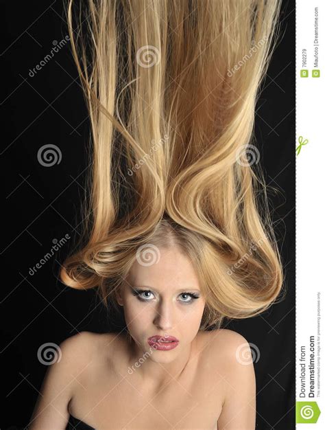 Blond Long Hair Teen Age Girl Stock Image Image Of Girl Eyeshadow