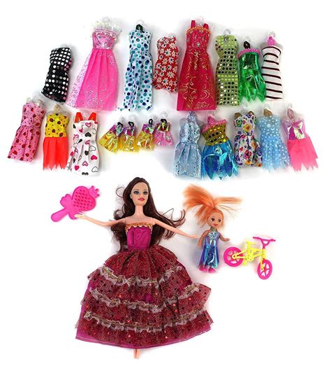 Beauty Fashion Girl Kids Toy Doll Fashion Variety Wardrobe Set W 2
