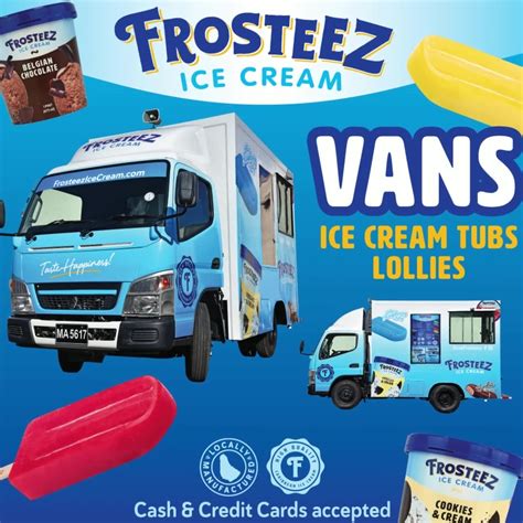 have you seen our frosteez ice cream vans as yet they are on the road in the parishes of st