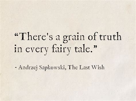 Andrzej Sapkowski The Last Wish Witcher Saga Quotes Fantasy Books