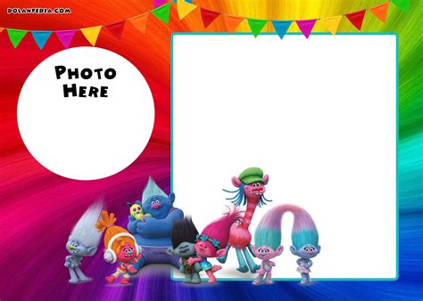 Choose from a wide range of designs or create your own from scratch! FREE Printable Trolls Invitation Template | DolanPedia ...