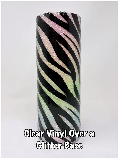 Glitter Chimp Adhesive Vinyl Zebra