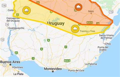 Doble Alerta Naranja Y Amarilla Por Tormentas Fuertes Y Lluvias Intensas