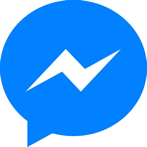 Icono Facebook Messenger Gratis De Social Icons