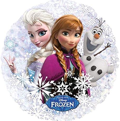 Globo De Disney Frozen Anna Elsa Y Olaf Cm Amazon Es Hogar