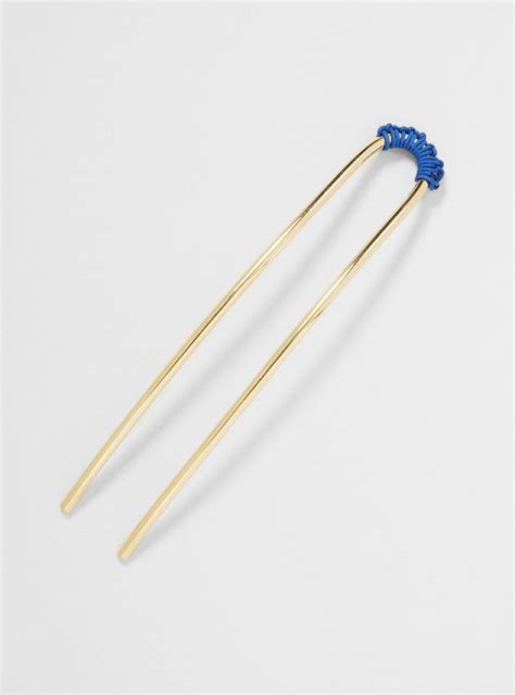 Couverture And The Garbstore Womens Helena Rohner Large Gold Plated Brass Hair Pin With