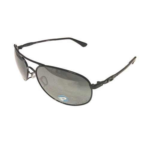 Oakley Given Aviator Style Sunglasses Polished Black Polarized Black Iridium