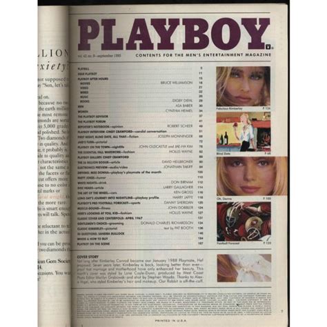 Kimberly Conrad Hefner Playboy Magazine More Gorgeous Than Ever