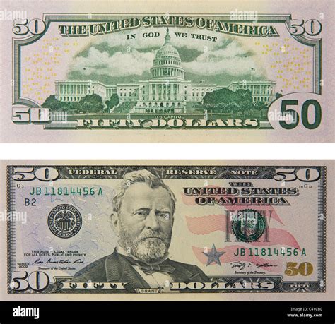 50 Dollar Bill Template