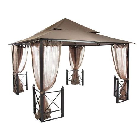 This replacement canopy fits the target madaga gazebo (all model years: Hampton Bay 12 ft. x 12 ft. Harbor Gazebo-GFS01250A - The ...