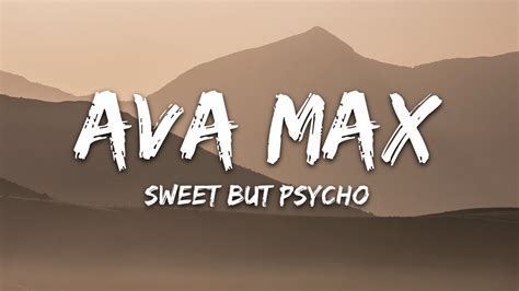 'cause she's sweet, but a psycho. Ava Max - Sweet but Psycho (Lyrics) Chords - Chordify