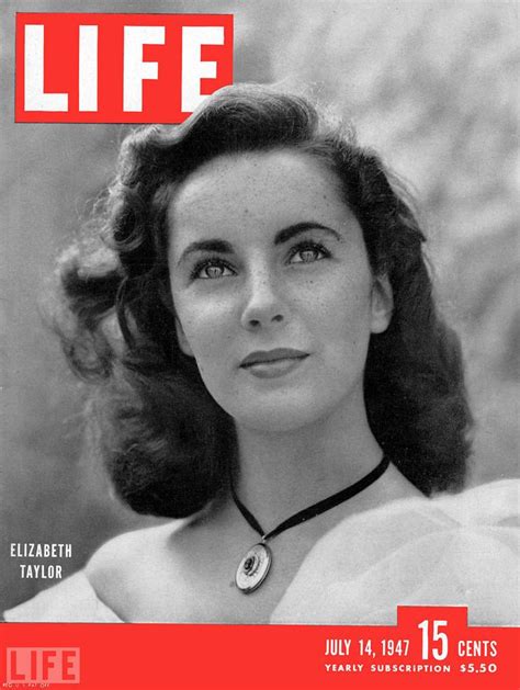 Elizabeth Taylor On Life Magazine Cover Life Magazine