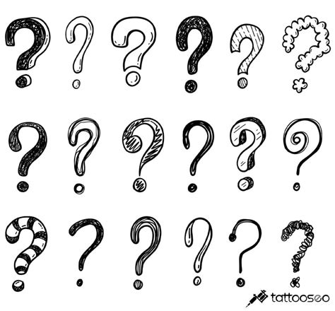 Question Mark Tattoo Meaning Designs And Ideas Tattoo Seo