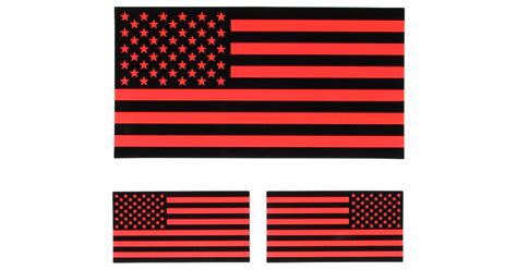 Black And Red American Flag Sticker Us Flag Stickers Thecheapplace