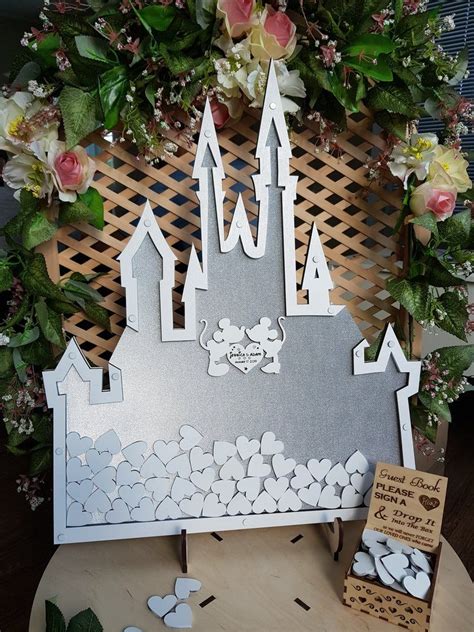 See all disney wedding venues. Casltle Wedding Guest Book Winter Wonderland Wedding Guest ...