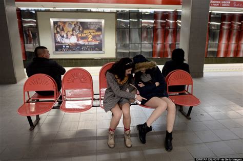 That No Pants Metro Ride Its Not Just A New York Thing Photos Huffpost The World Post