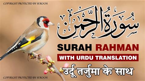 Surah Rahman With Urdu Translation Full Qari Al Sheikh Abdul Basit