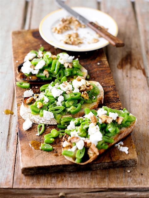 Goats Cheese And Walnuts On Sourdough Cheese Recipes Jamie Oliver