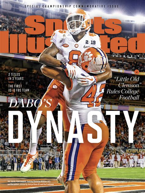 Clemson National Championship Sports Illustrated Covers Buy Here