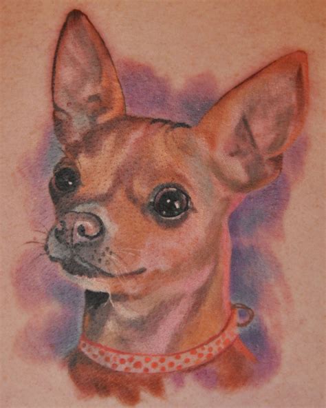 Chihuahua Tattoo Chihuahua Tattoo Dog Tattoos Small Dog Tattoos