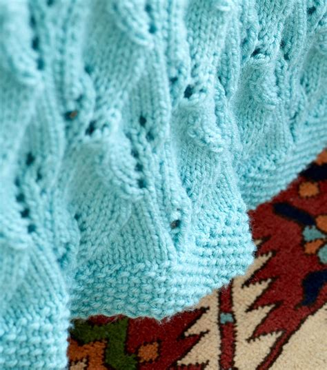 How To Make A Caron Leafy Green Knit Afghan Joann