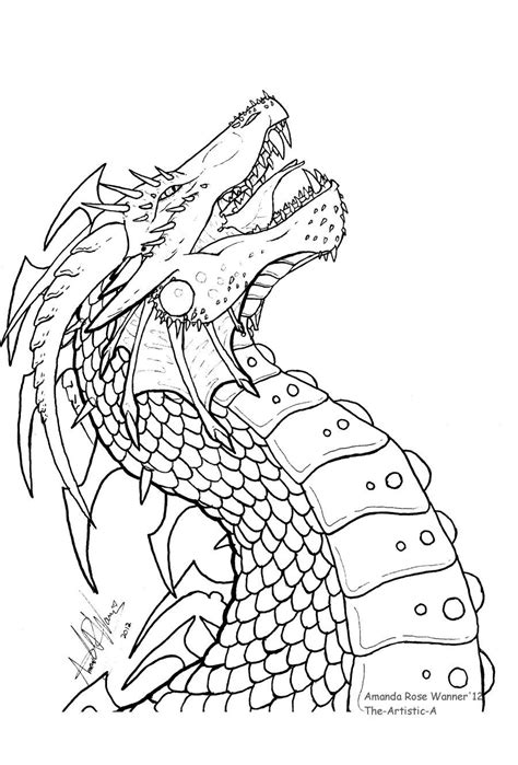 And you can freely use images for your personal blog! Free Line Art - Dragon by Ectoplasmic-Slug on deviantART ...