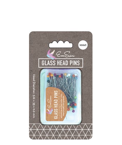 Glass Head Pins — Eversewn