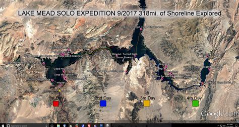 Lake Mead Solo Expedition