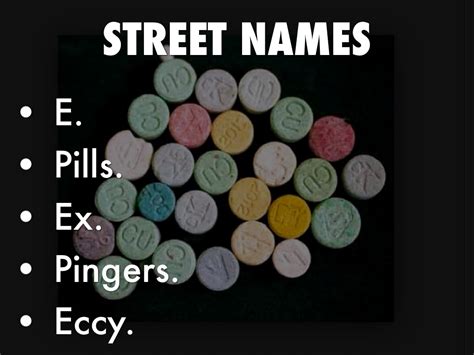 Street Names For Ecstasy New Health Advisor