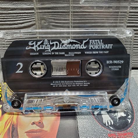 King Diamond Fatal Portrait Cassette Tape 1986 Thrash Metal Gwc90529