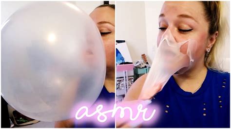Asmr Relaxing Bubble Blowing Huge Bubbles Chewing Sounds Candiikonyt Asmr Youtube